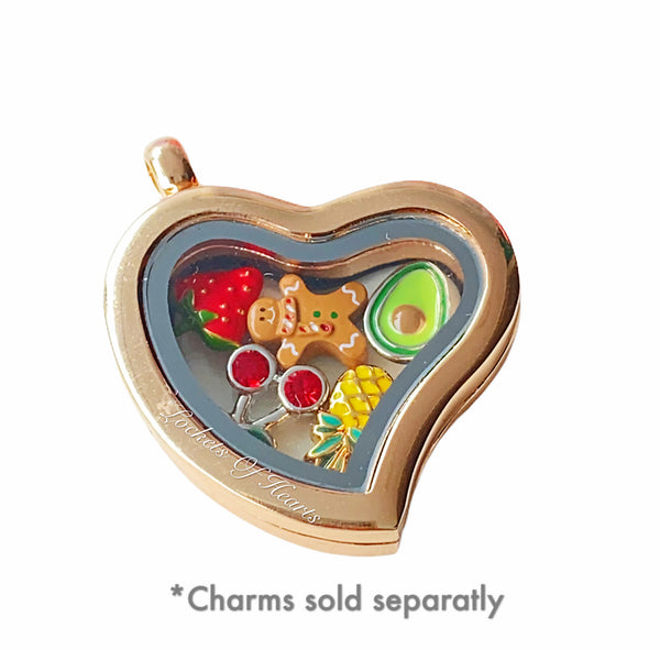 HEART ROSE GOLD LOCKET